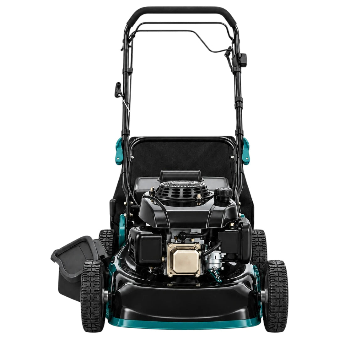 Bralvud Gas Lawn Mower With Side Discharge Chute