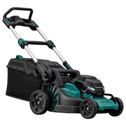 Bralvud Lawn Mower With Grass Catcher And Headlights