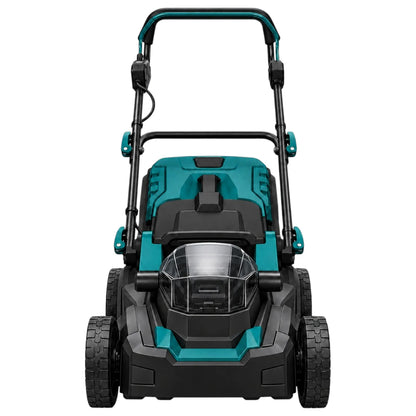 Bralvud Walk Behind Lawn Mower With Grass Collector