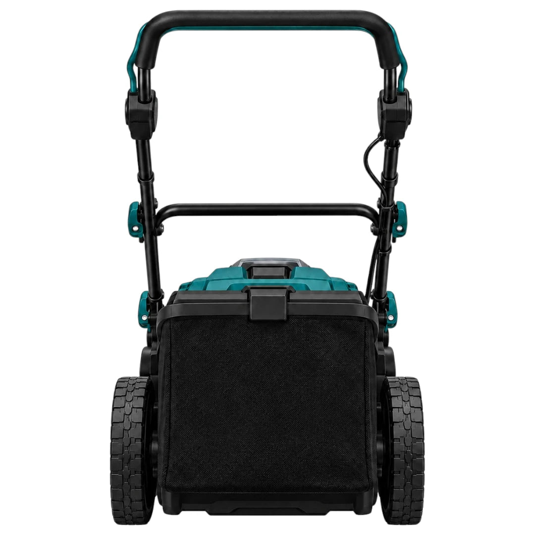 Bralvud Walk Behind Lawn Mower With Grass Collector